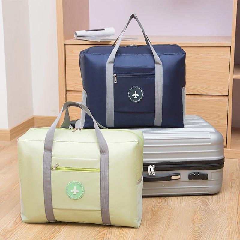Travel Bag Portable Foldable Luggage Handbag Large Capacity Closet Clothes Finishing Bag Multifunctional Travel Duff